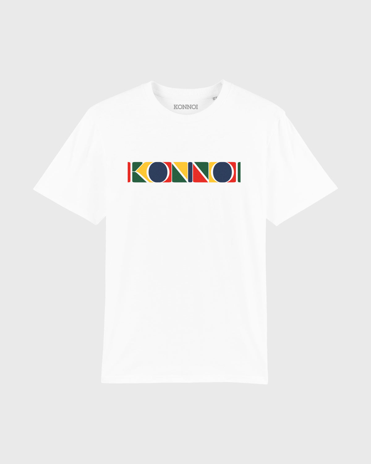 Konnoi Mosaic Logo T-Shirt White